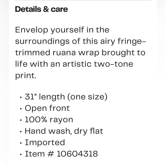 NEW! Vince Camuto Designer Coral and White Patterned Kimono OSFM - Picture 2 of 16